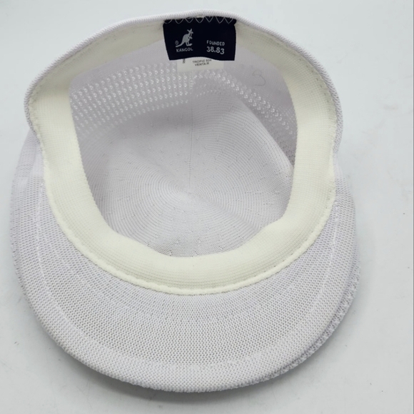 Kangol Tropic 504 Ventair Ivy Cap In White Size Small - Picture 7 of 16